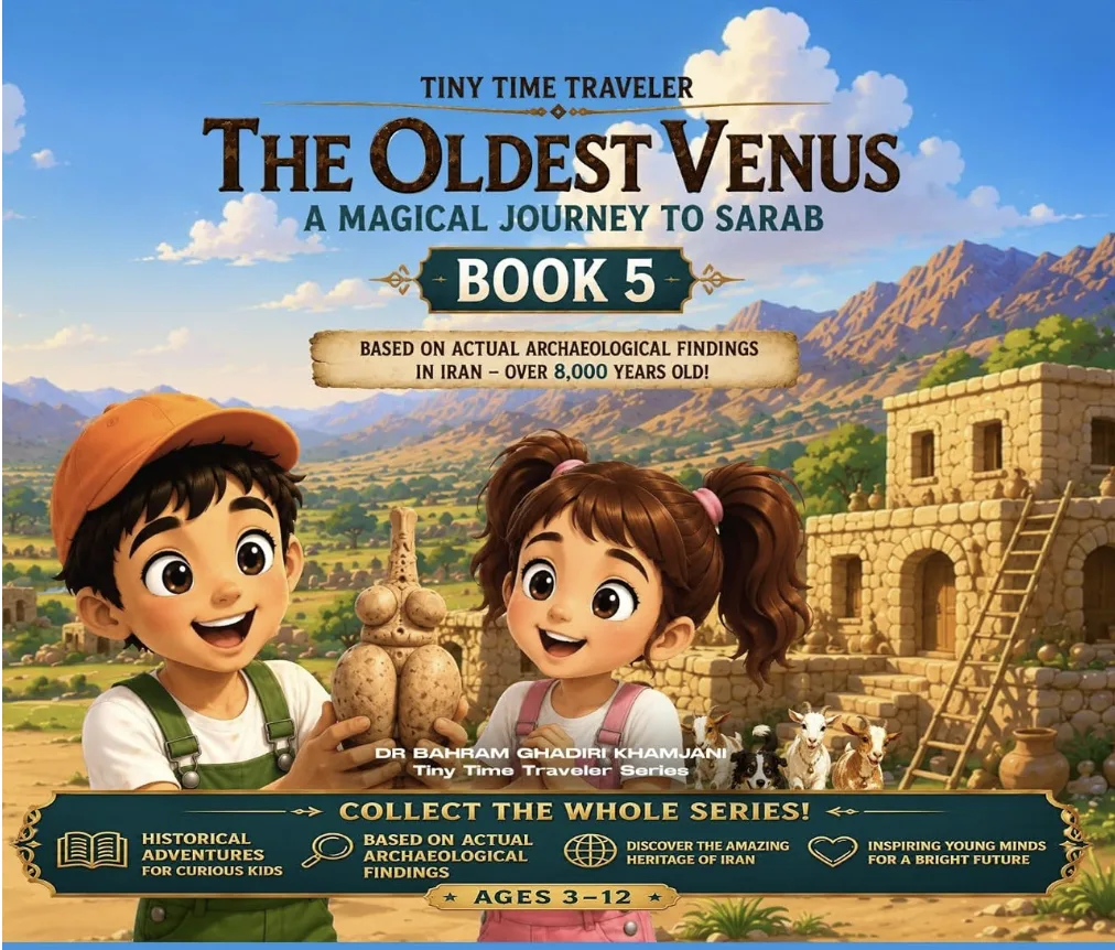 Cover of The Oldest Venus: A Magical Journey to Sarab, Book 5 of the Tiny Time Traveler series — tap to see the book