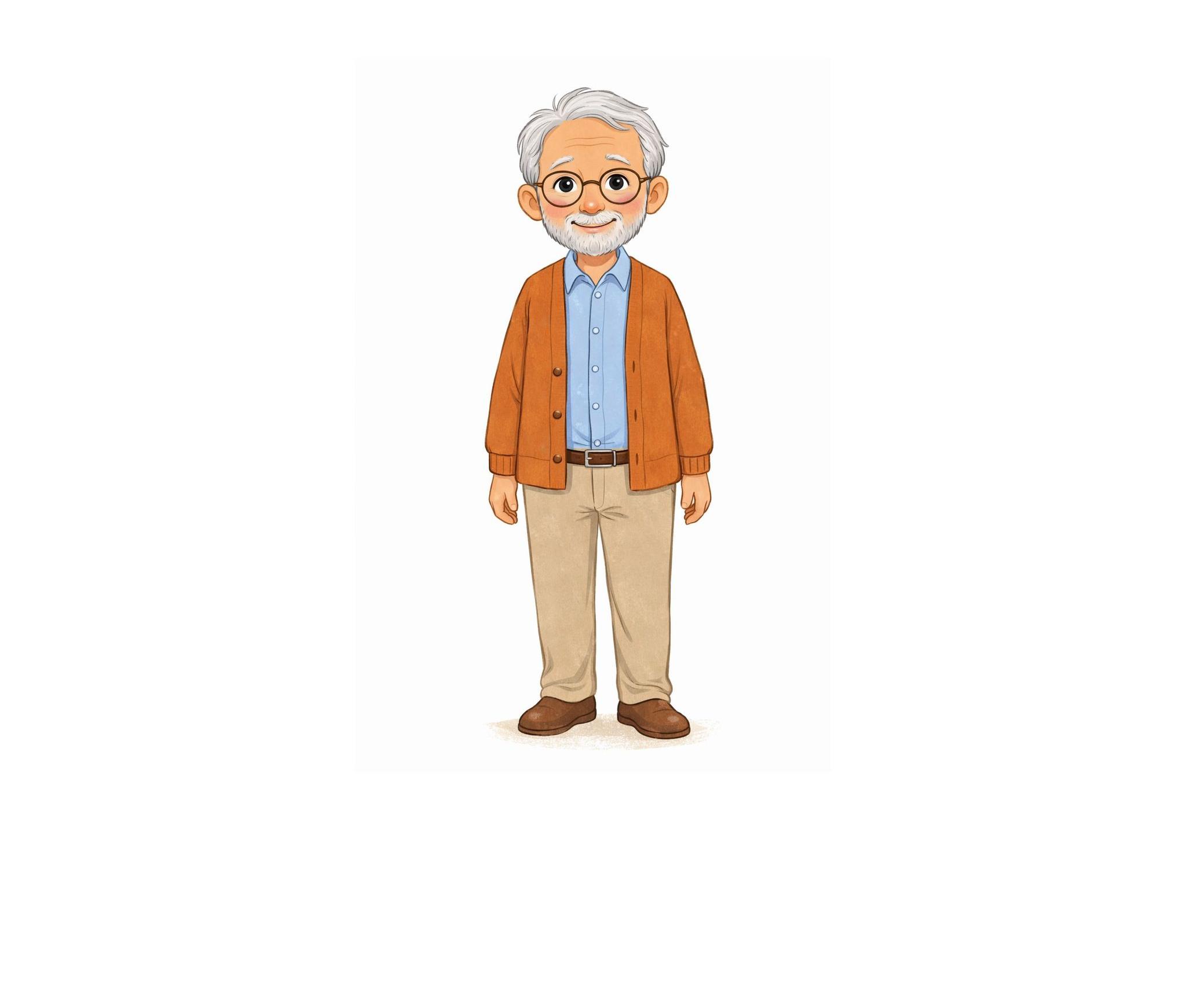Illustration of Grandpa